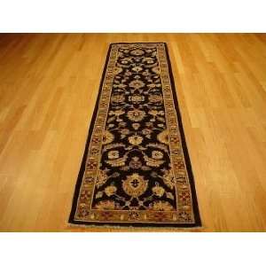    2x9 Hand Knotted Sultanabad Pakistan Rug   27x97