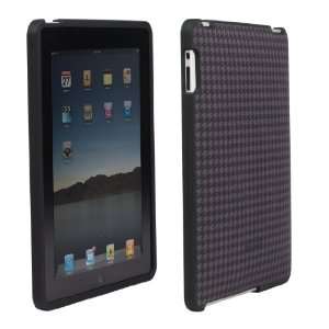  Speck iPad Fitted Case   Houndstooth Gray Cell Phones 