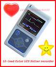 New 3 Channels ECG Holter ECG/EKG Holter Monitor System CS 3CL