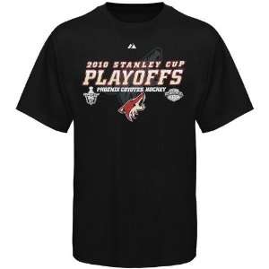  Majestic Phoenix Coyotes Black 2010 Stanley Cup Playoffs 