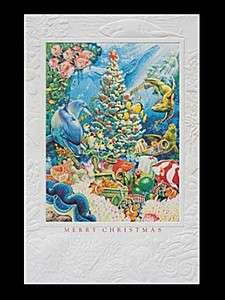 SEA LIFE CHRISTMAS CARDS TREE UNDER THE SEA  FREE SHIPPING  