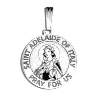 Saint Adelaide Of Italy Medal , Sterling Silver, 2/3 in, size of dime 