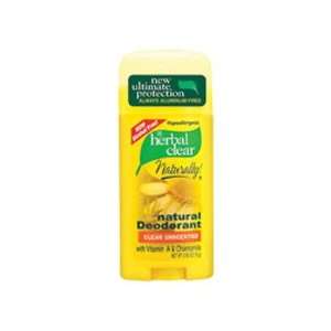  Herbal Clear Naturally Clear Unscented Deodorant 2.65 oz 