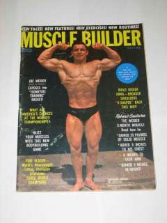 Muscle Builder Magazine July 1962 Bernard Naceri  
