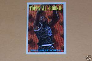 SHAQUILLE ONEAL 1993 94 TOPPS   ALL ROOKIE # 152  