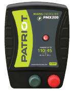 PATRIOT PMX200 ELECTRIC FENCE CHARGER ENERGIZER, 45MILE/110ACRE 110V 