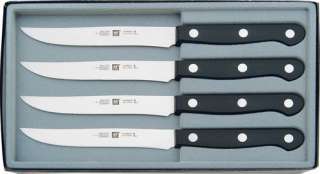 Henckels Knives Gourmet Steak Set 4 Pc Partially Serrated 5 Knife 