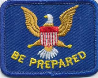 girl boy cub BE PREPARED Patches Crests SCOUT/GUIDES  
