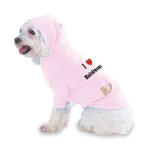  I Love/Heart Hairdressers Hooded (Hoody) T Shirt with 