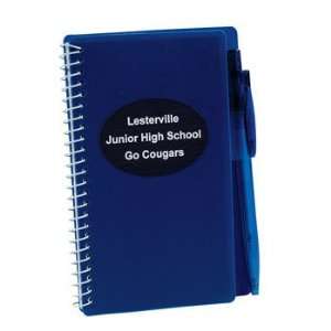  Personalized Blue Spiral Notebook And Pen Sets   Office 
