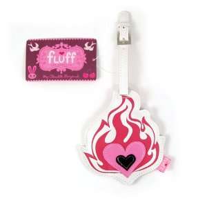  Hot Love Flames Luggage Tag by Fluff: Home & Kitchen