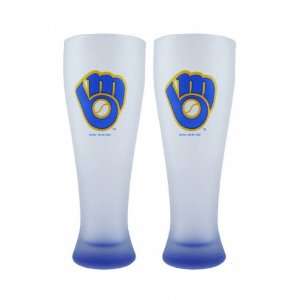    Milwaukee Brewers Retro Frosted Pilsner Set