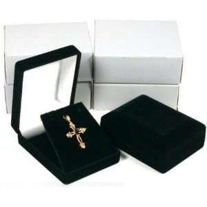 Necklace Pendant Gift Boxes Jewelry Displays Black:  Home 
