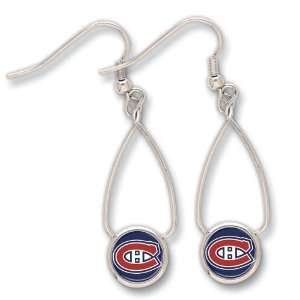  Montreal Canadiens French Loop Earrings