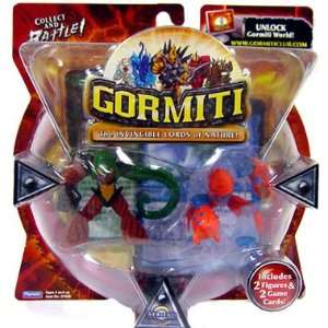 Gormiti Series 1 Mini Figure 2 Pack Lethal Whip & Tongs the Terrible 