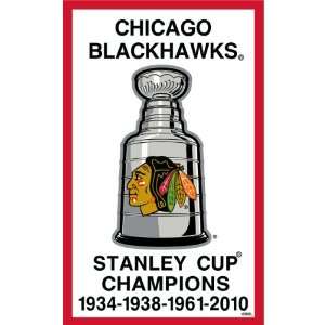 Future Product Sales Chicago Blackhawks 3X5 Replica Stanley Cup Banner 