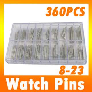 New 360 Pcs Watch Band Spring Bars & Strap Link Pins  