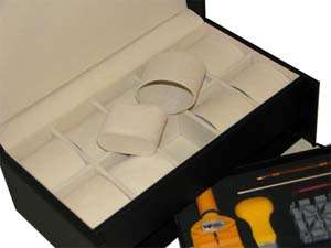 Collector Watch Box 10 Storage Case & Repair Tool Kit  