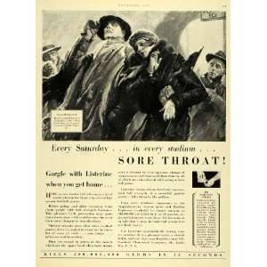  1929 Ad Listerine Medicine Medical Stadium Toothpaste 