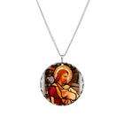 Artsmith Inc Necklace Circle Charm Jesus Christ in Cross