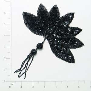  Leaf with Tassel Sequin Applique Arts, Crafts & Sewing