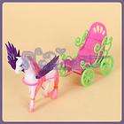 Princess Doll Pegasus White Horse Carriage for Barbie Sister Kelly