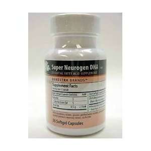  Super Neurogen DHA (200 mg) 30 Softgel Capsules Health 