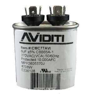  Aviditi CMC77 Capacitor, 6 Microfarad, 370 Volt 