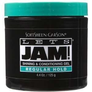 Lets Jam Shining & Conditioning Gel Regular 4.4 oz (Quantity of 5)