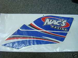 Nacs Racing atv graphics kit YFZ450 yfz blue nacs  
