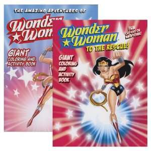  WONDER WOMAN Giant Coloring & Activity Book, Case Pack 48 