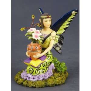  Meadow Fairies Orchid Bearer Fairy ~ Fairy Figurine 
