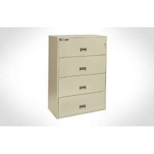  Sentry Safes 4L3610 Lateral 4 Drawer 36 Inch Wide Fire File Safe 