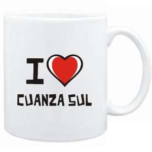  Mug White I love Cuanza Sul  Cities
