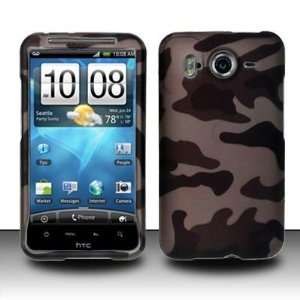  CAMOUFLAGE Hard Rubber Feel Plastic Design Case for HTC Inspire 