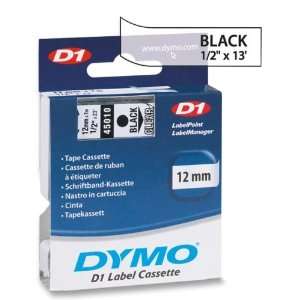  DYMO Label & Printing Products 45010 TAPE CLEAR BLACK 