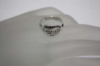 Genuine Tiffany & Co. Return to Tiffany Oval Tag ring Sterling Silver 