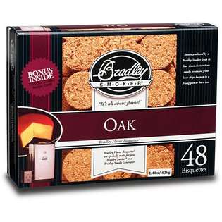  Bradley Smoker Oak Bisquettes (Case of 48) 