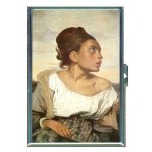 Eugene Delacroix Girl Cemetery ID Holder, Cigarette Case or Wallet 