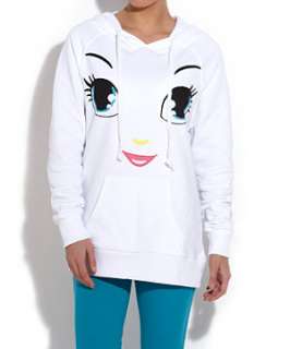 White (White) Day 22 Dolls Face Hoody  246256310  New Look