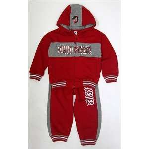  Ohio State Buckeyes Toddler Hoodie Pants Set: Sports 