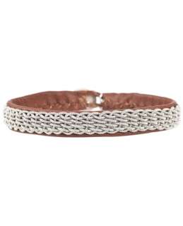Maria Rudman Leather Chain Braid Bracelet   Feathers   farfetch 