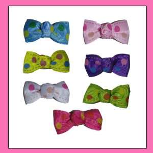   Polka Dot Bow Knot Hair Clips Bows Mix Colors: Everything Else