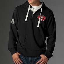47 Brand San Francisco 49ers Rugby Hooded Sweatshirt   NFLShop
