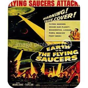  Earth vs. The Flying Saucers Vintage Movie MOUSE PAD 