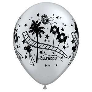  Mayflower Balloons 39247 11 Inch Hollywood Stars Silver 