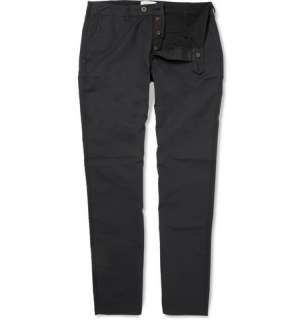   Clothing > Trousers > Casual trousers > Tapered Cotton Trousers
