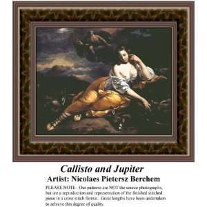  Callisto and Jupiter, Counted Cross Stitch Patterns PDF Download 