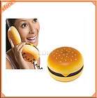   phone telephone home desktop corded juno hamburger cheeseburger burger