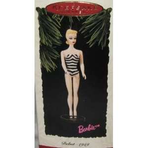    1994 Hallmark Christmas Ornament Barbie Debut 1959 